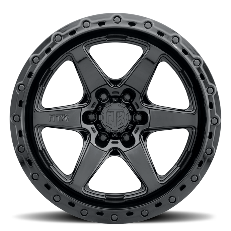 MTX Wheels MTX Spitfire 6 Gloss Black 14x9in / 6x139.7 BP / 0mm Offset / 106.1mm Bore