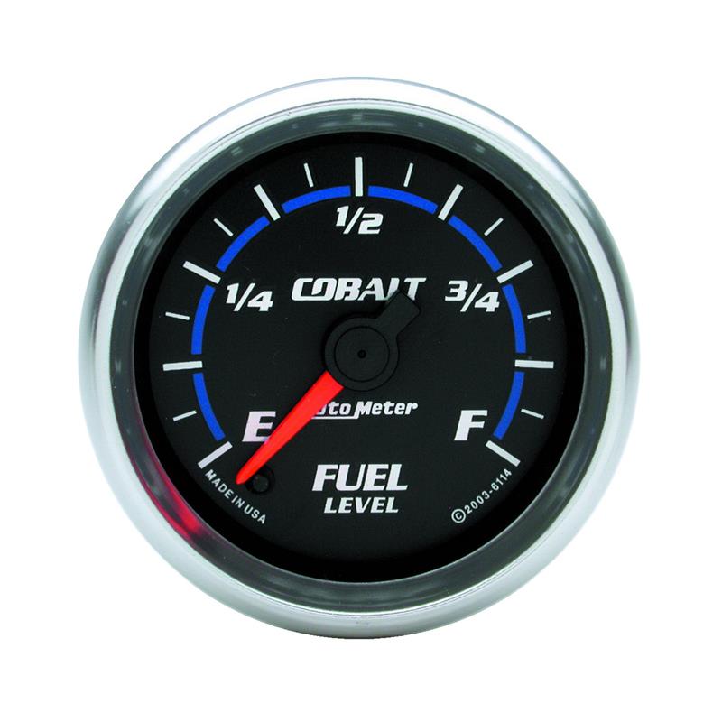 Autometer Cobalt 52mm E-F FSE Fuel Level Gauge