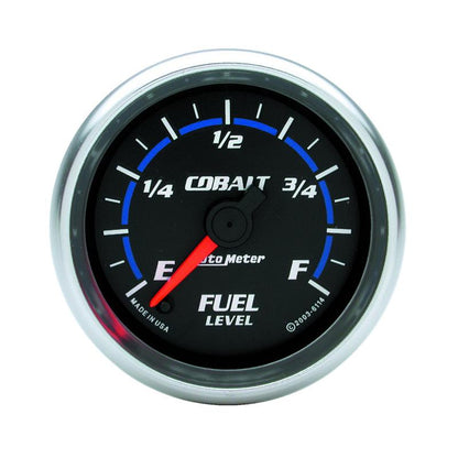 Autometer Cobalt 52mm E-F FSE Fuel Level Gauge