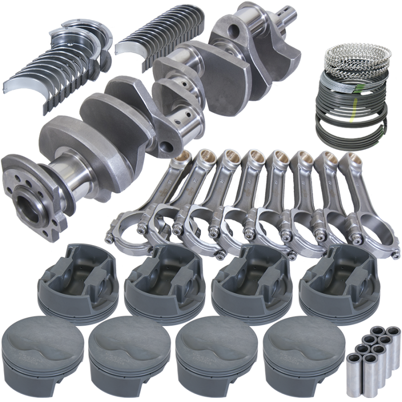 Eagle Chevy 400 3.750in Crank 6.000in I-Beam Rods -5cc Flat Top 4.165in Pistons Rotating Assembly