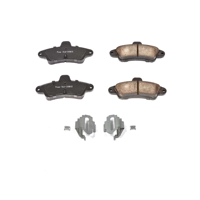PowerStop Power Stop 95-00 Ford Contour Rear Z17 Evolution Ceramic Brake Pads w/Hardware
