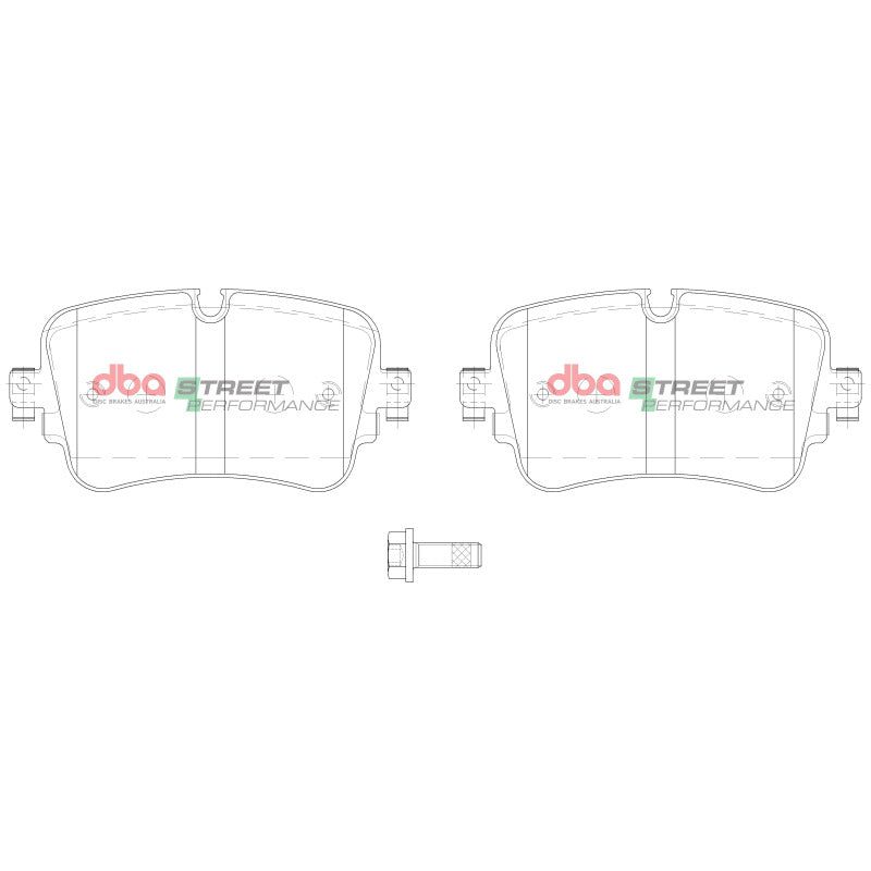 DBA 19-21 Audi A8 Quattro Rear SP Performance Brake Pads
