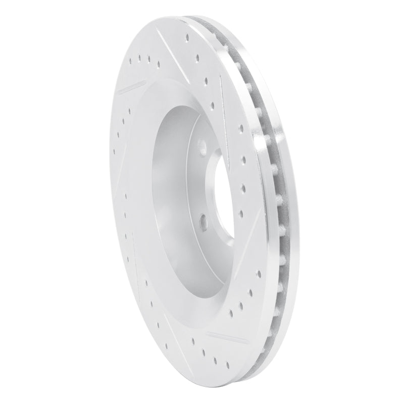 R1 Concepts R1 99-04 Chrysler CONCORDE Front Left Drilled & Slotted Silver Brake Rotor