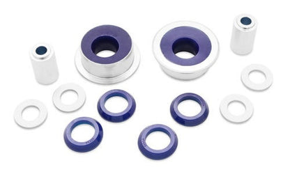 SuperPro VW MQB Front Lower Control Arm Inner Rear Bushing Set - Caster Offset for Alloy Subframe