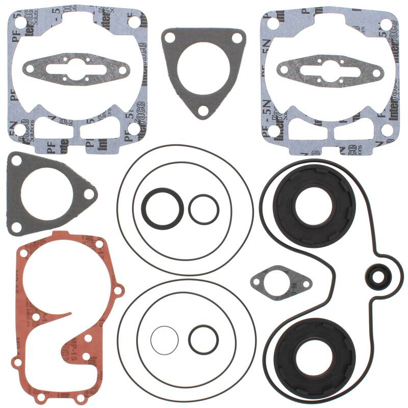 Vertex Pistons Vertex Gaskets 2006 Polaris 600 HO Fusion F/O Complete Gasket Kit w/ Oil Seals