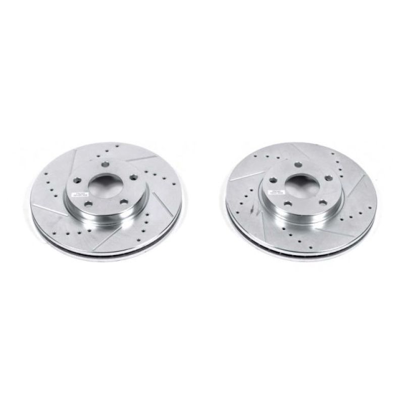 PowerStop Power Stop 10-13 Ford Transit Connect Front Evolution Drilled & Slotted Rotors - Pair