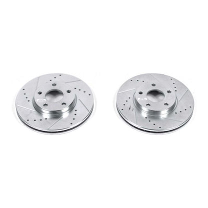 PowerStop Power Stop 10-13 Ford Transit Connect Front Evolution Drilled & Slotted Rotors - Pair