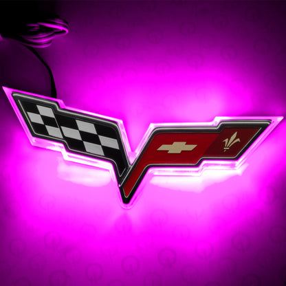ORACLE Lighting Oracle Chevrolet Corvette C6 Illuminated Emblem - Pink