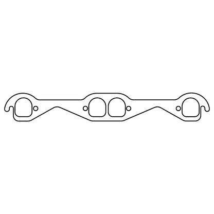 Cometic Gasket Cometic Chevy Gen1 Small Block V8 .060in HTS Exhaust Mani Gskt Set-1.710in x 1.550in Brodix D Ports