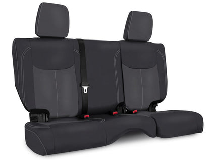 PRP Seats PRP 13-18 Jeep Wrangler JKU Rear Seat Cover/4 door - Black/Grey