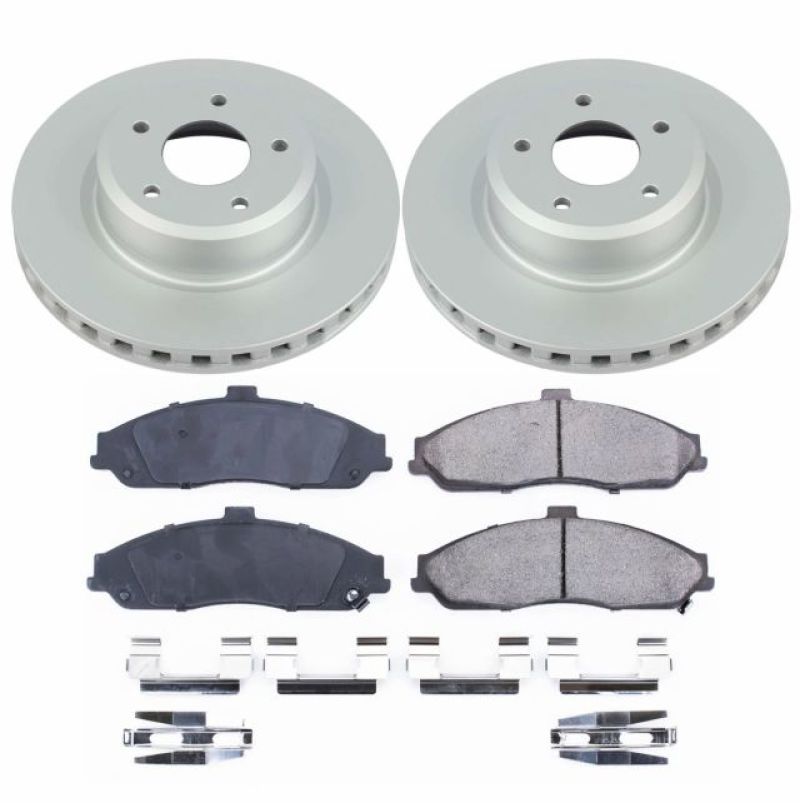 PowerStop Power Stop 05-06 Pontiac GTO Front Z17 Evolution Geomet Coated Brake Kit