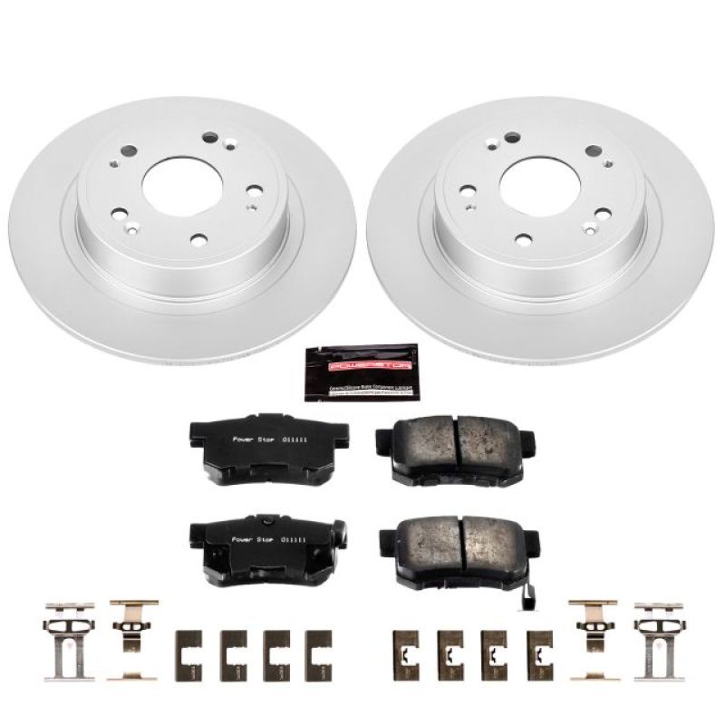 PowerStop Power Stop 16-18 Acura ILX Rear Z17 Evolution Geomet Coated Brake Kit