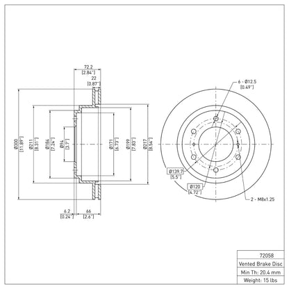 DFC 00-06 Mitsubishi Montero Rear Brake Rotor