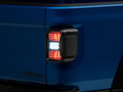 Raxiom 20-23 Jeep Gladiator JT Axial Series LED Tail Lights- Black Housing (Smoked Lens)