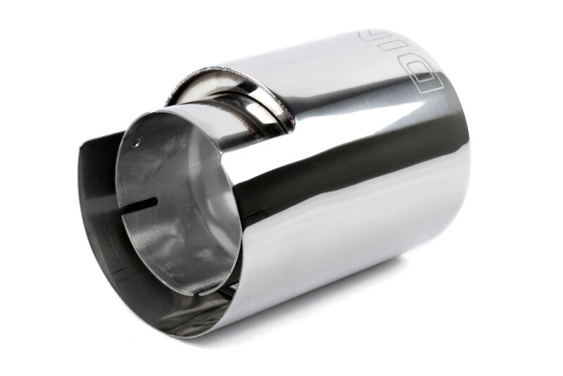 Dinan Double-Walled 4.5in Clamp-On Exhaust Tip - Polished - 4.5in Outlet / 3.25in Inlet