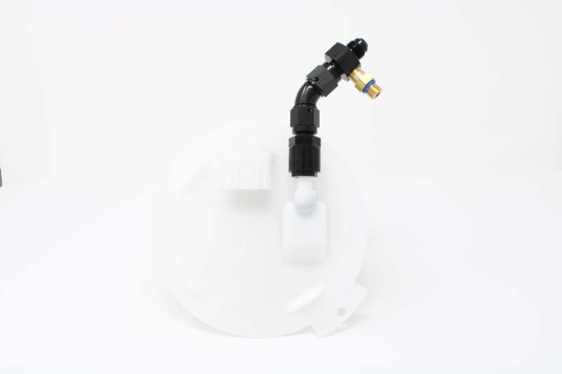 Aeromotive VaporWorx Gauge Setting Fitting Adapter - (1) AN-06 Male-Male Union & 1/8in NPT Port