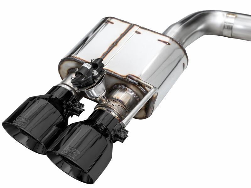 AWE Tuning 21-23 Ford Mustang Mach 1 SwitchPath Cat-Back Exhaust w/ Quad Diamond Black Tips