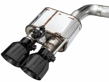 AWE Tuning 21-23 Ford Mustang Mach 1 SwitchPath Cat-Back Exhaust w/ Quad Diamond Black Tips