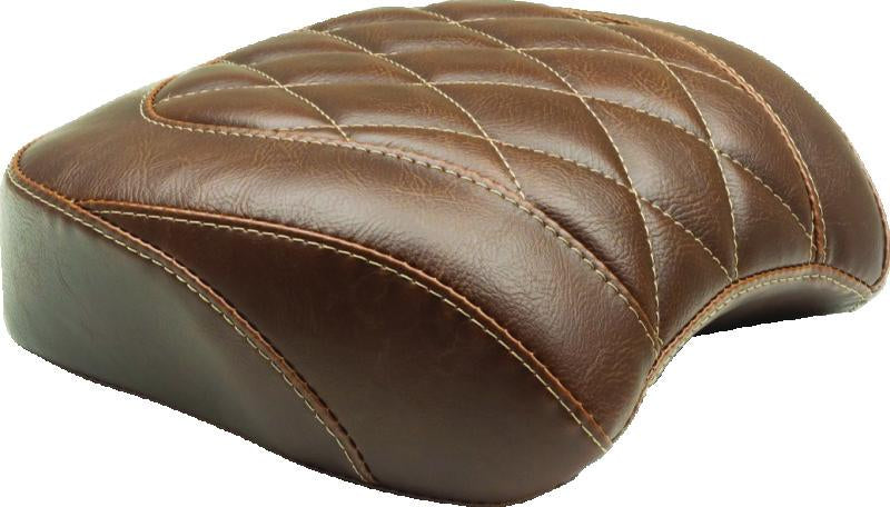 Mustang Motorcycle Mustang 18-21 Harley Fat Bob Wide Tripper Passenger Seat - Brown