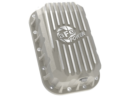 aFe POWER Street Series Engine Oil Pan Raw w/ Machined Fins Jeep Wrangler (JK) 12-18 V6-3.6L