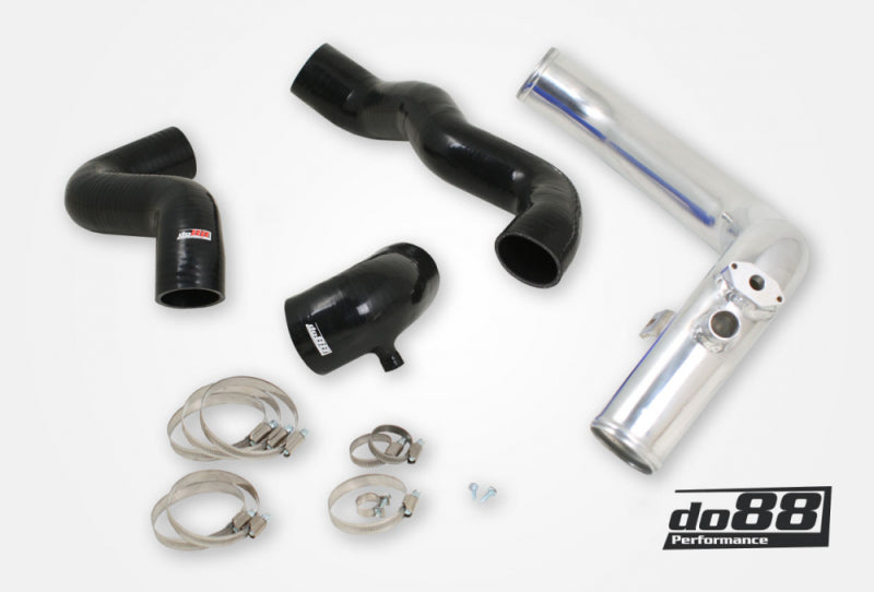 do88 SAAB 9-3 99-02 T7 Pressure Pipe w/Black Hoses