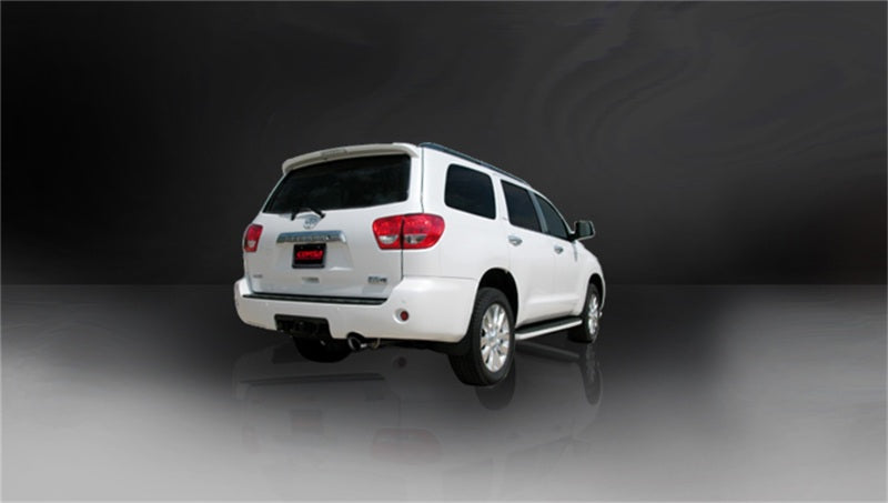 CORSA Performance Corsa 2008-2017 Toyota Sequoia 5.7L V8 Touring Cat-Back Exhaust w/Black 4in Tip