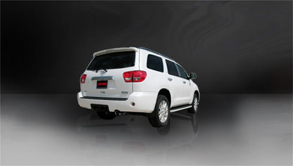 CORSA Performance Corsa 2008-2017 Toyota Sequoia 5.7L V8 Touring Cat-Back Exhaust w/Black 4in Tip