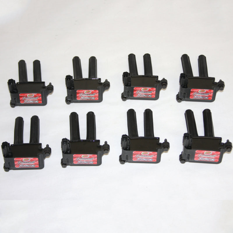 Granatelli Motor Sports Granatelli 05-17 Dodge 5.7L/6.1L/6.4L Xtreme Coil On Plug Wire Conn Kit w/Coil Pack - Blk (Set of 8)