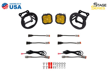 Diode Dynamics SS3 Pro Type OB Kit ABL - Yellow SAE Fog