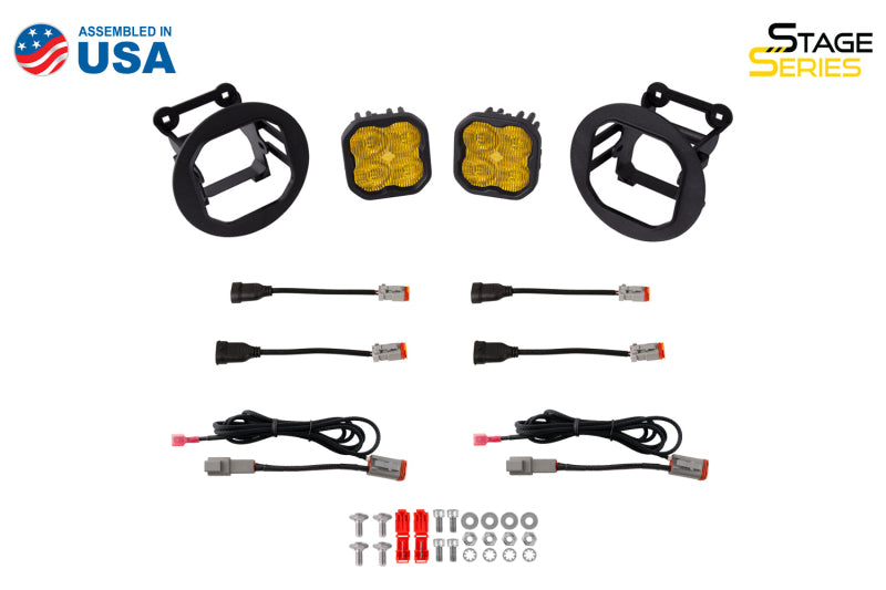 Diode Dynamics SS3 Max Type OB Kit ABL - White SAE Fog