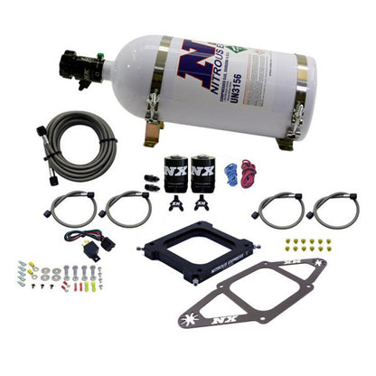 Nitrous Express 4500 Assassin Plate Stage 6 Nitrous Kit (50-300HP) w/10lb Bottle