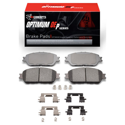 R1 Concepts R1 02-06 Lexus ES330 Front Optimum OE Pads & Hardware Kit