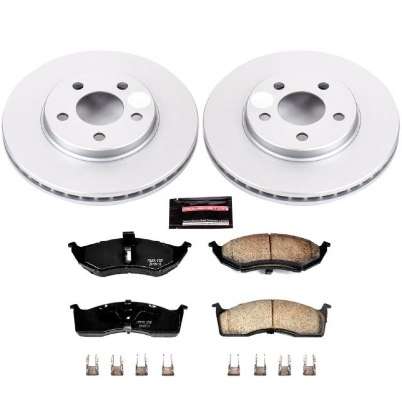 PowerStop Power Stop 00-05 Dodge Neon Front Z17 Evolution Geomet Coated Brake Kit
