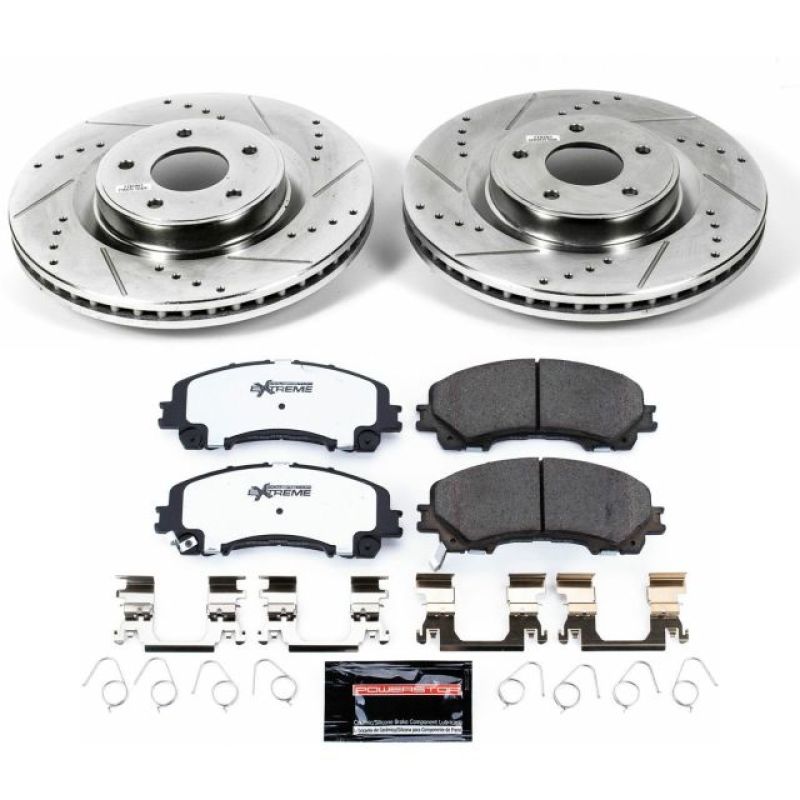 PowerStop Power Stop 14-19 Infiniti Q50 Front Z26 Street Warrior Brake Kit