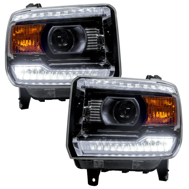 ORACLE Lighting Oracle 14-15 GMC Sierra Headlight DRL Upgrade Kit - ColorSHIFT w/ BC1 Controller