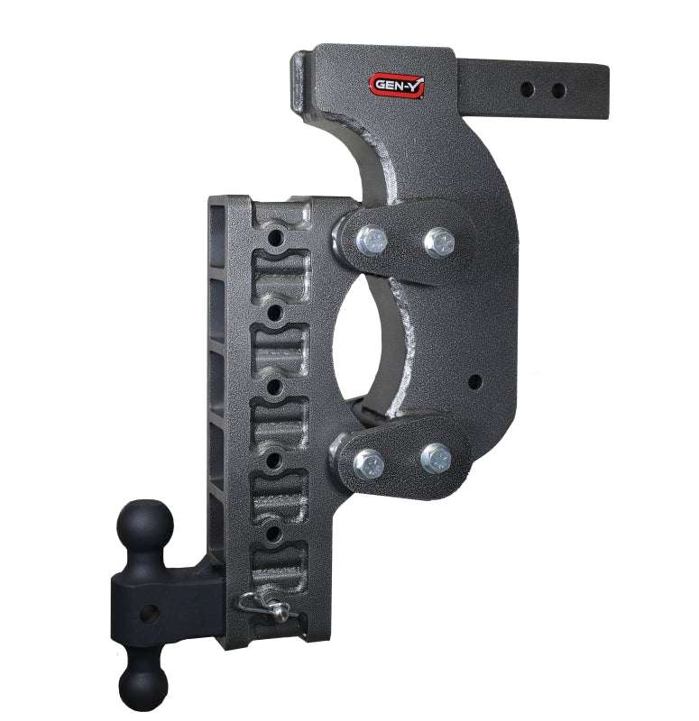 GEN-Y Hitch Gen-Y The Boss Torsion-Flex 2.5in Receiver 21in Drop Hitch w/GH-061 Dual-Ball/Stabilizer Kit