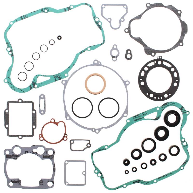 Vertex Pistons Vertex Gaskets 97-03 Kawasaki KX250 Complete Gasket Kit w/ Oil Seals