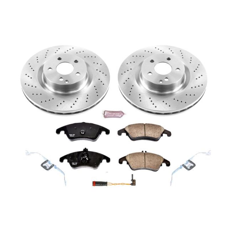 PowerStop Power Stop 12-15 Mercedes-Benz C250 Front Autospecialty Brake Kit