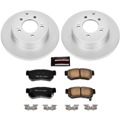 PowerStop Power Stop 06-08 Hyundai Sonata Rear Z17 Evolution Geomet Coated Brake Kit