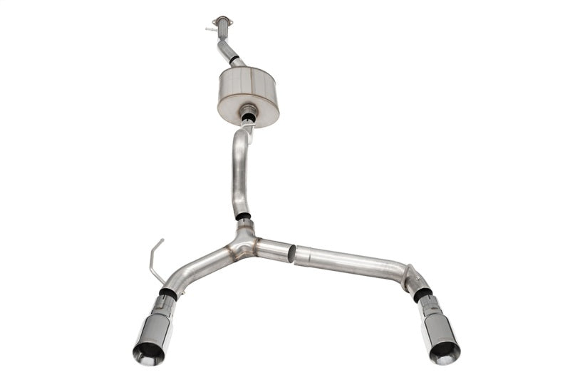 CORSA Performance Corsa 21-25 Ford Bronco 2.7L 4-Door 2.75in Cat-Back Dual Rear Exhaust w/4in Straight-Cut Polish Tips
