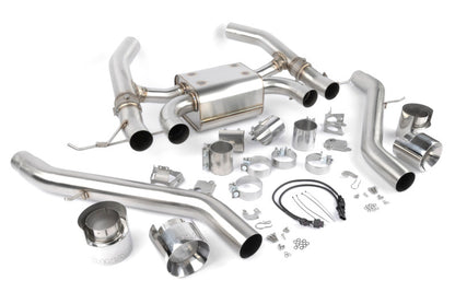 Dinan 21-27 BMW M3/M4 (G80/G82/G83) Valved Axleback Exhaust System - Polished Tips