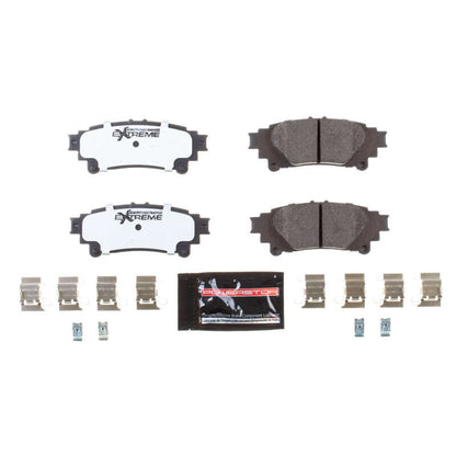 PowerStop Power Stop 16-17 Lexus GS200t Rear Z26 Extreme Street Brake Pads w/Hardware