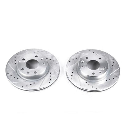 PowerStop Power Stop 02-05 Land Rover Freelander Front Evolution Drilled & Slotted Rotors - Pair
