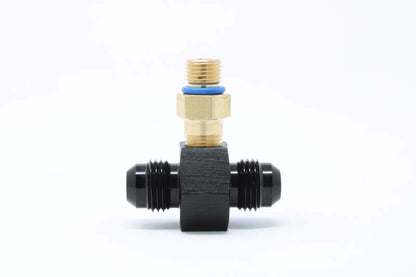 Aeromotive VaporWorx Gauge Setting Fitting Adapter - (1) AN-06 Male-Male Union & 1/8in NPT Port