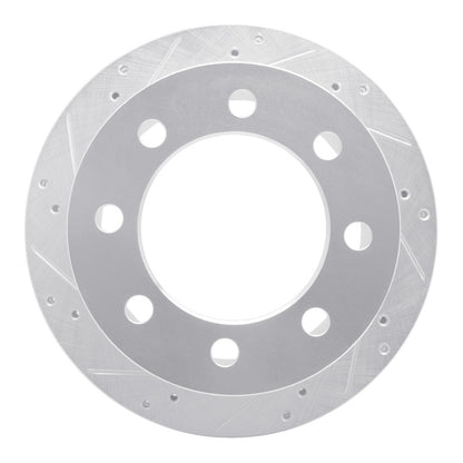 R1 Concepts R1 00-02 Dodge Ram 3500 Rear Left Drilled & Slotted Silver Brake Rotor