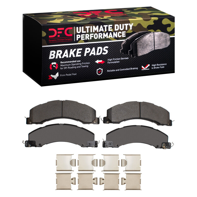 DFC 08-25 Dodge Ram 4500 Front/Rear Ultimate Duty Performance Brake Pads and Hardware Kit