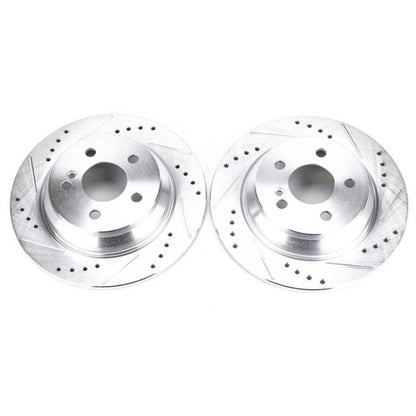 PowerStop Power Stop 07-08 Mercedes-Benz CL550 Rear Evolution Drilled & Slotted Rotors - Pair