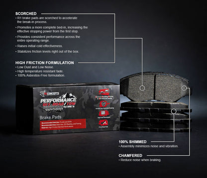 R1 Concepts R1 07-18 Volkswagen Routan Front Off-Road/Tow Brake Pads