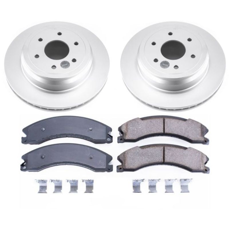 PowerStop Power Stop 16-18 Nissan Titan XD Rear Z17 Evolution Geomet Coated Brake Kit
