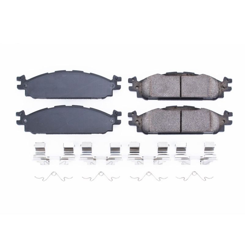 PowerStop Power Stop 11-19 Ford Explorer Front Z17 Evolution Ceramic Brake Pads w/Hardware